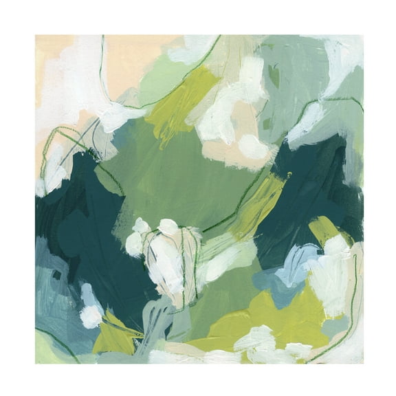 June Erica Vess 'Emerald Storm IV' Canvas Art