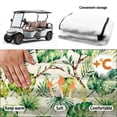 thumbnail image 6 of XYZCANDO Golf Cart Seat Covers 4 Front Pockets with Pockets, Compatible with Sports Outdoors Golf Cart Seat Covers with Front Pockets(Monstera Leaf Pattern), 6 of 7