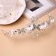 thumbnail image 5 of Tocado de flores blancas de princesa, vestido de pelo de perlas, accesorios para el cabello de boda de cristal nupcial para niñas, tocado de niña LingWen 1327533222426, 5 of 5