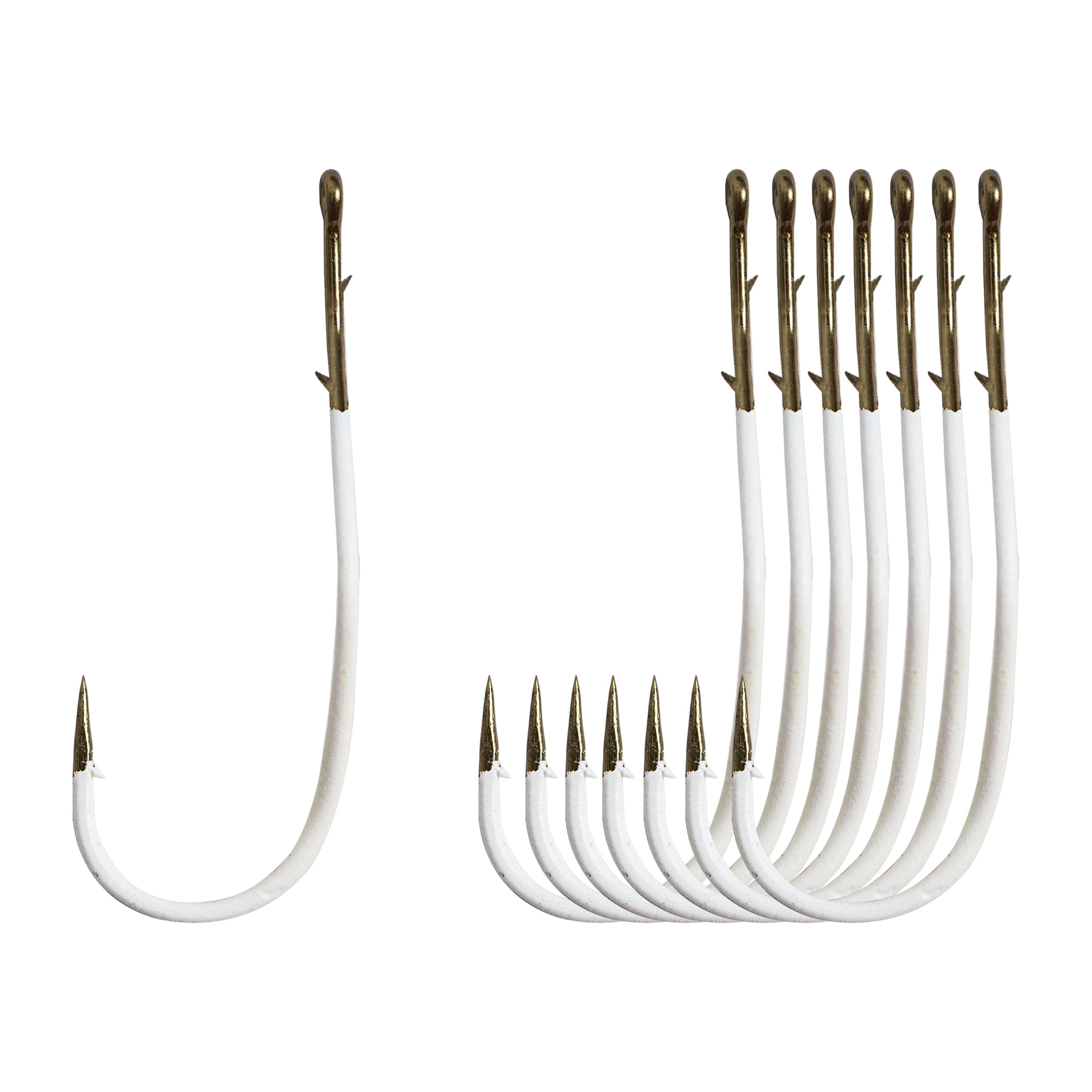 (2 pack) Mustad Slow Death Hook - Size: #2 (Glow) 8pc