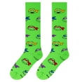 thumbnail image 4 of Cool Socks, Womens, Knee High Compression Socks, TMNT Heads Print, 4 of 5