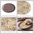 thumbnail image 3 of Better Homes & Gardens Edith Vine Floral Stoneware 16" Oval Serving Platter, 3 of 9