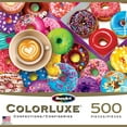 thumbnail image 2 of RoseArt - Colorluxe 500-Piece - Coffee and Donuts - Adult Interlocking Puzzle, 2 of 8