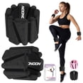 thumbnail image 1 of Brazaletes con pesas para muñeca y tobillo de 2 kg para mujer NOONCRAZY (juego de 2), 1 of 7