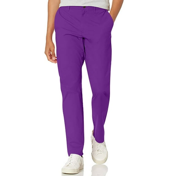 Mens Golf Pants Stretch Relaxed Fit Personalized Pants Pocket Button Suit Pants Leggings Casual Pants