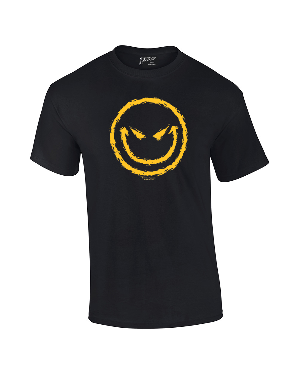 Evil Smiling Face With Yellow Devilish Smile Cool Retro Sarcastic Grin Funny - Bild 8 von 9