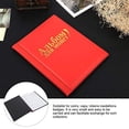 thumbnail image 4 of EeaseCA Porte-Pièces Collection Rangement Album Livre Argent Poche pour Photographie pour Collectionneurs (Rouge), 4 of 8