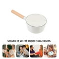 thumbnail image 3 of Miangastore Household Milk Pot Enamel Instant Noodle Pot Multi-function Complementary Food Pot, 3 of 9