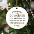 thumbnail image 5 of Coworker Gifts for Women Christmas Ornaments Appreciation Retirement Gifts for Women Thank You Work Lady Coworker Gifts for Friends Christmas Decorations/ Christmas Tree Ornament G, 5 of 7