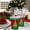 C, variant on Fwttom 20 pcs Christmas Napkins Disposable, Red Green And Gold Christmas Party Tableware Disposable 7-inch 9-inch Paper Plates Paper Cups Paper Napkins Set Of 20 Party-Themed Paper Plates Set