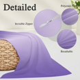 thumbnail image 3 of Purple Ombre Small Pillow Covers, Modern Gradient Abstract Art Soft Breathable Throw Pillow Cases with Invisible Zipper, Decorative Pillowcase Pillows Protectors for Sofa Bed Chair 12"x20", 3 of 9