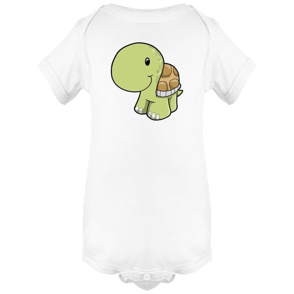 Adorable Baby Turtle Cartoon Bodysuit Infant -Image by Shutterstock, 6 Months