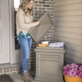 thumbnail image 1 of Step2 Mocha Express Parcel Delivery Outdoor Package Security Box for Porch, 1 of 5
