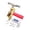 Red, variant on Sharprepublic Glass Cutter 2 in 1 Comfortable Gripping Glass Cutting Tool for Mirror Glass Black