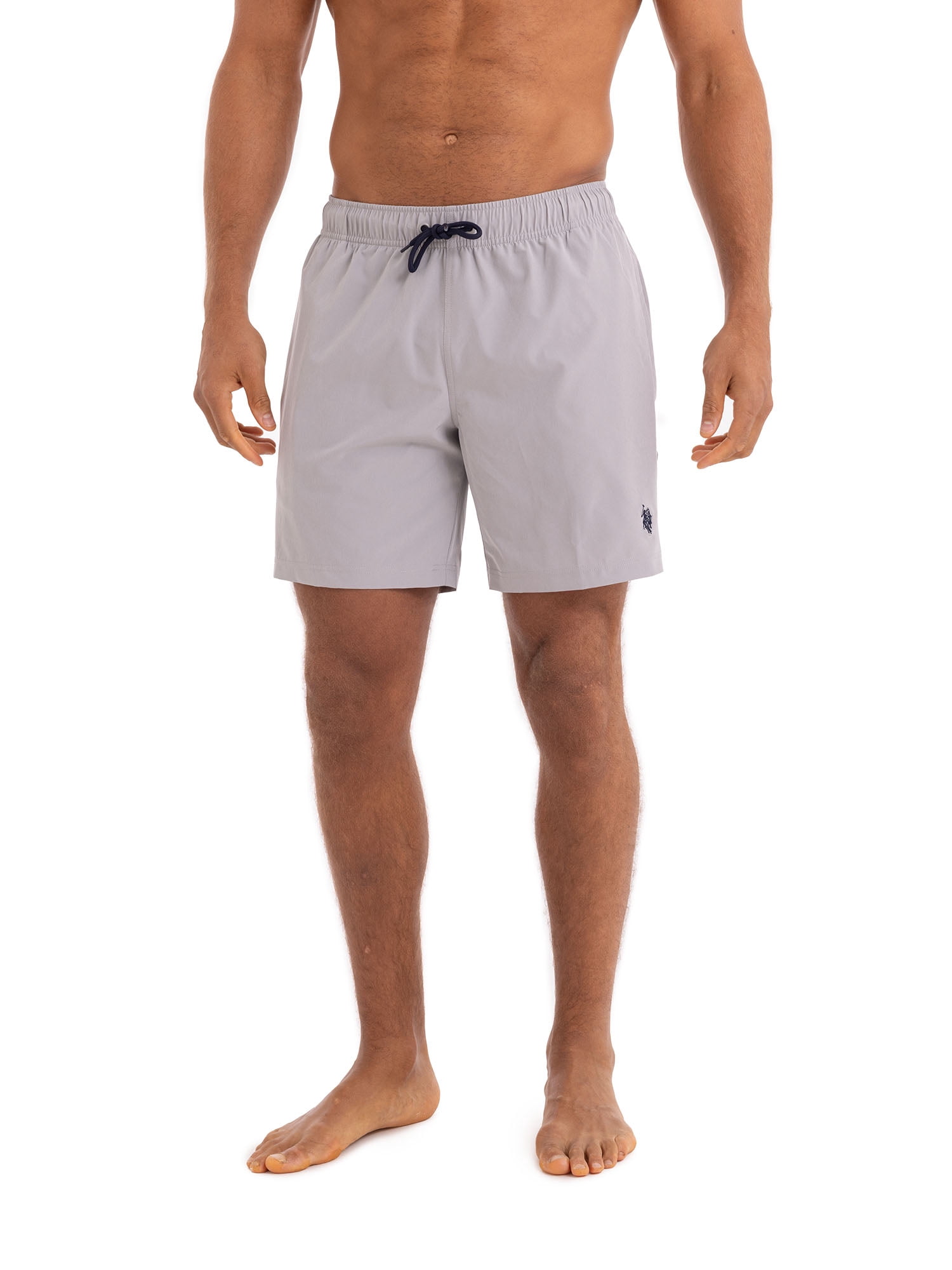 U.S. Polo Assn. Men's & Big Men's Compression Lined Swim Trunks, 7" Inseam, Sizes S-3XL