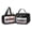 Black, variant on Portable Clear Toiletries Bag,Medium Cosmetic Bag, Makeup Bag, Translucent Double Handle Makeup Travel Bag for Women, Girls(pink)