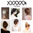 thumbnail image 3 of 20 Pack Spiral Hair Pins, Spin Pins, Spiral Bobby Pins - Non-scratched Rounded Tips for DIY Hair Style, Christmas Gifts for Women（Black）, 3 of 4