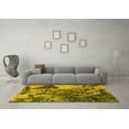 thumbnail image 3 of Ahgly Company Indoor Rectangle Oriental Yellow Industrial Area Rugs, 6' x 9', 3 of 4