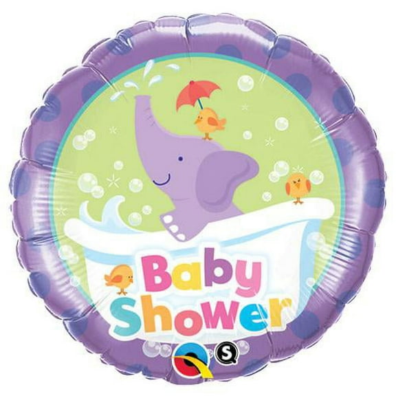 LOONBALLOON Baby-Shower Balloons, 18″ BABY SHOWER ELEPHANT