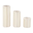 thumbnail image 6 of ToppiJoy Cardboard Vases for Centerpieces, Flower Vase Stand for Party Tables Decorations, Elegant Bulk Weddings Decoration Table Cylinder Centerpiece Stands (White A, 3Pcs), 6 of 15