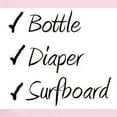 thumbnail image 2 of CafePress - Baby Surfer Checklist Bodysuit - Baby Light Bodysuit, Size Newborn - 24 Months, 2 of 4
