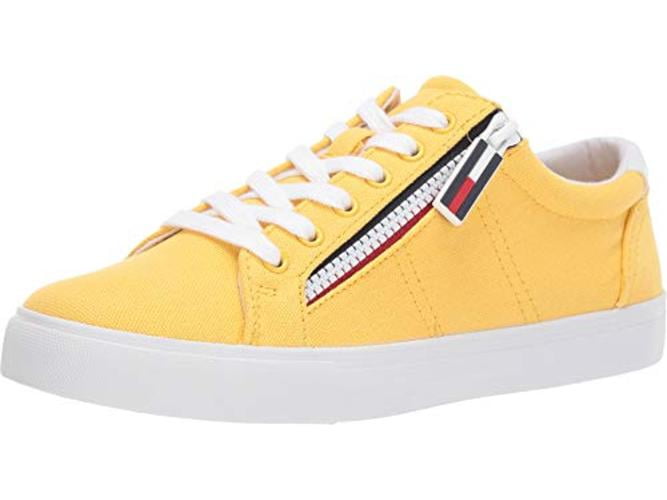 tommy hilfiger yellow shoes