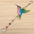 thumbnail image 4 of Colibrí Carillón de viento Colgante de cristal Arco iris Atrapasueños Iluminación Jardín Decoración Araña Accesorios de cristal Día de los Caídos Gi, 4 of 5