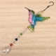 thumbnail image 4 of Colibrí Carillón de viento Colgante de cristal Rainbow Sun Catcher Iluminación Jardín Decoración de jardín Araña Accesorios de cristal Memorial Day Gi MFZFUKR CPB-US-DYP11-2, 4 of 5