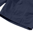 thumbnail image 6 of GUZOM Mens UPF 50+ Sun Protection Hoodie 2 Piece Set, Lightweight Quick Dry Athletic Shorts and Jacket Breathable Activewear, Big and Tall Sizes S-4X Navy,Size 4XL, 6 of 9