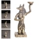 thumbnail image 4 of Exquisita estatua de latón del Antiguo Egipto, estatuilla de Anubis de latón, estatua realista, 4 of 6