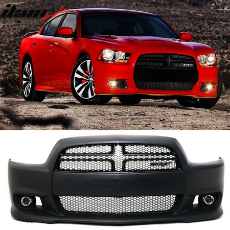 - Fits 11-14 Dodge Charger Hellcat Conversion Front Bumper Cover - PP