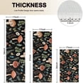 thumbnail image 4 of Brown Mushroom Flower Black Pattern Kitchen Rugs Sets Of 3,Kitchen Runner Rugs Non Skid Washable,Decorative Kitchen Floor Mats for Kitchen,Sink,Laundry,17"x30"+ 17"x47" + 17"x59", 4 of 6