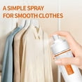 thumbnail image 2 of Instant Anti-Wrinkle Fabric Spray, 150ml Wrinkle Release Spray for Clothes, No Ironing Required, Easy to Use, For Shirts, Dresses, Bedding, Travel, And Work (1PCS), 2 of 7