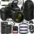 thumbnail image 1 of Nikon COOLPIX P950 Digital Camera with Essential Accessory Bundle: SanDisk 64GB Extreme Pro SDXC, Replacement Battery with Travel Charger & More (20pc Bundle), 1 of 10