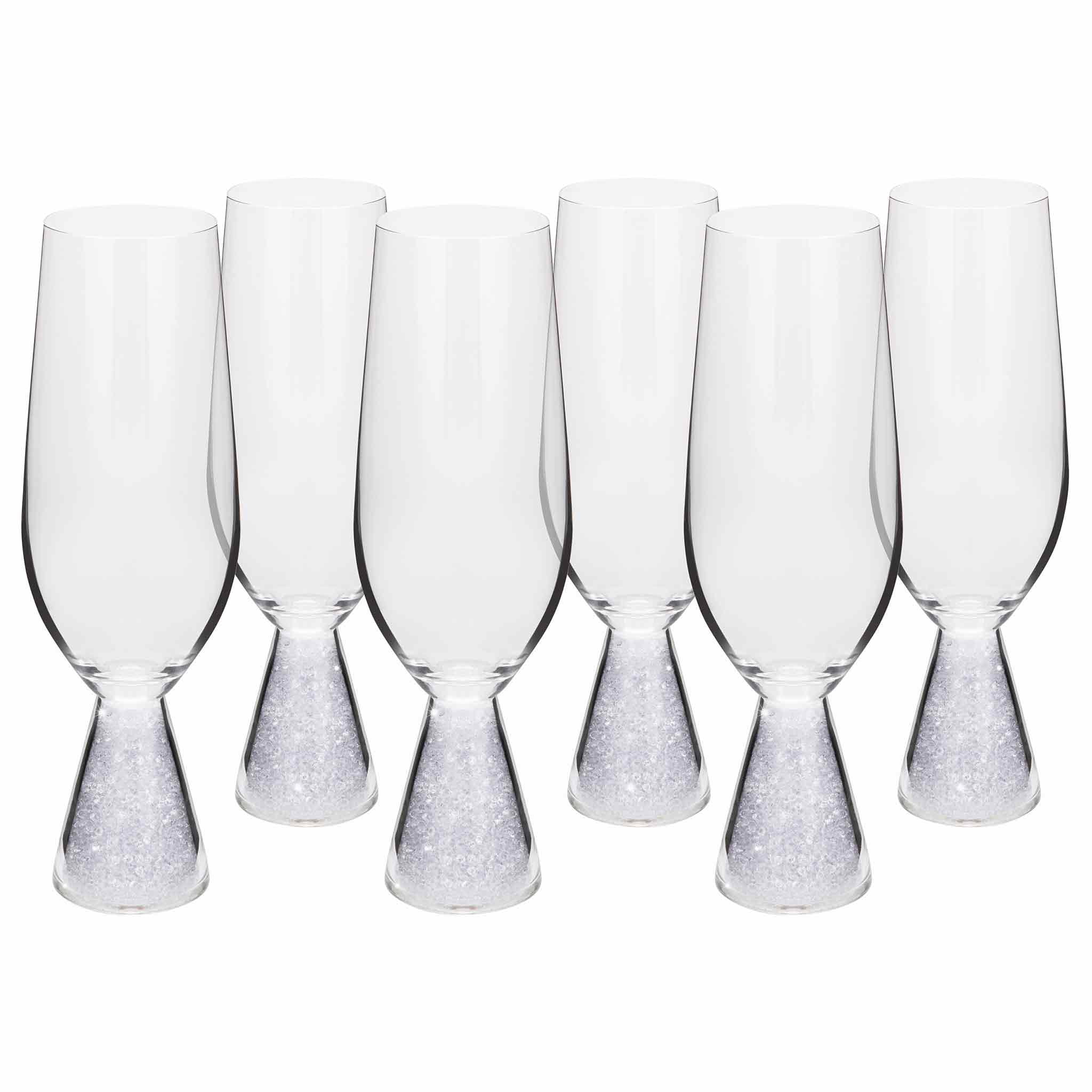 Sparkles Home Vetrina Stemless Champagne Flute - Set of 6