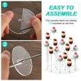 thumbnail image 5 of Uxcell Acrylic Cupcake Stand for 15 Cupcakes, Dessert Stand Pastry Serving Platter for Wedding Birthday Tea Party, 5 of 6