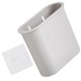 thumbnail image 5 of Soporte de drenaje para cepillos de dientes de pared Organizador de cepillos de dientes para baño sin clavos montado en la pared, 5 of 5