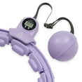 thumbnail image 2 of Reebok Delta Weighted & Adjustable Fitness Hoop, Purple Oasis, 2 of 7