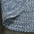 thumbnail image 5 of BNM Indoor/ Outdoor Multihued Rug, 3' x 5', Denim Blue- White, 5 of 6