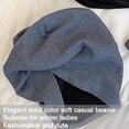 thumbnail image 3 of Gorro de punto holgado para mujer, gorro de invierno suave y cálido con calaveras para mujer, 3 of 5