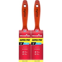 Wooster Genuine 2" Super/Pro Flat Paintbrush 2-Pack, J4104-2-2PK
