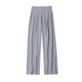 thumbnail image 4 of Xmyrz Pants For Womens 2025 Wide Leg Pocket Pure Color Loose Fit Leisure Going Out Suitable Lounge Trousers Casual Trouser, 4 of 8
