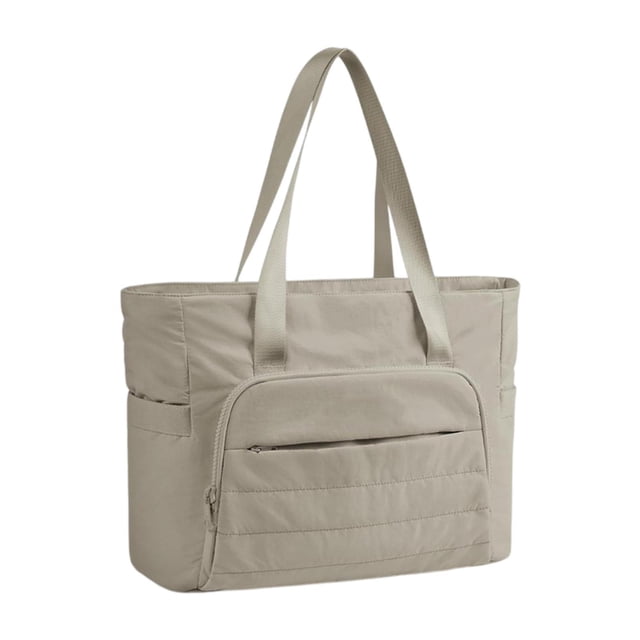 Bolsa de la computadora portátil para mujeres con tira de con correa portátil portátil con cremallera resistente para el viaje de negocios citas Caqui