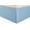 Blue, variant on Alive Pixels Bed Skirt White Solid 100% Cotton Split Corner 1Pc 18 inch Drop 600TC (King, White)