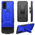 thumbnail image 3 of Designed for Cricket Dream 5G Case / AT&T Radiant Max 5G Case / Cricket Innovate 5G Case with Holster Belt Clip Heavy Duty Shockproof Protective Phone Cover with Kickstand [Blue], 3 of 6