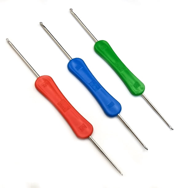 Eigraketly 1 Juego de ganchos de ganchillo, suministros de costura de acero inoxidable, accesorios para el hogar, herramientas de tejido para Artesanía Tipo 2