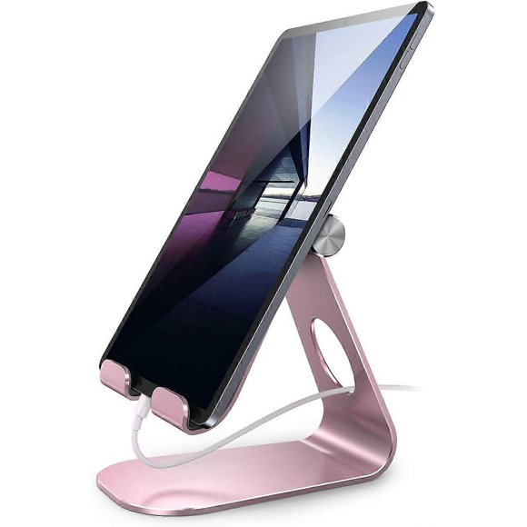 Adjustable Tablet Holder - Desktop Stand Dock Compatible with iPad Pro 9.7/10.5/11 / 12.9/13, iPad Air mini 2~6, Switch, Samsung Tab, other Tablets -Y