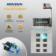 thumbnail image 2 of ROVSUN Hot Dog Roller 2 Tier ETL Certified, 7 Rollers 36 Hot Dog Machine Roller Grill Cooker w/Dual Temp Control, Cover, Warm Light & Drip Tray for Party Home Commercial 2100W, 2 of 8