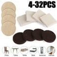 thumbnail image 2 of Furniture Felt Pads Square/Round Floor Protector Chair/Table Leg Sticky Back, 2 of 10
