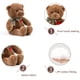 thumbnail image 4 of Oso de peluche Adorlynetty pequeño de 29 cm con corazón, 4 of 7